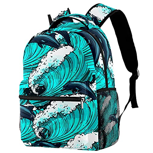 Sac à dos de voyage turquoise confortable pour éviter le mal de dos enfant