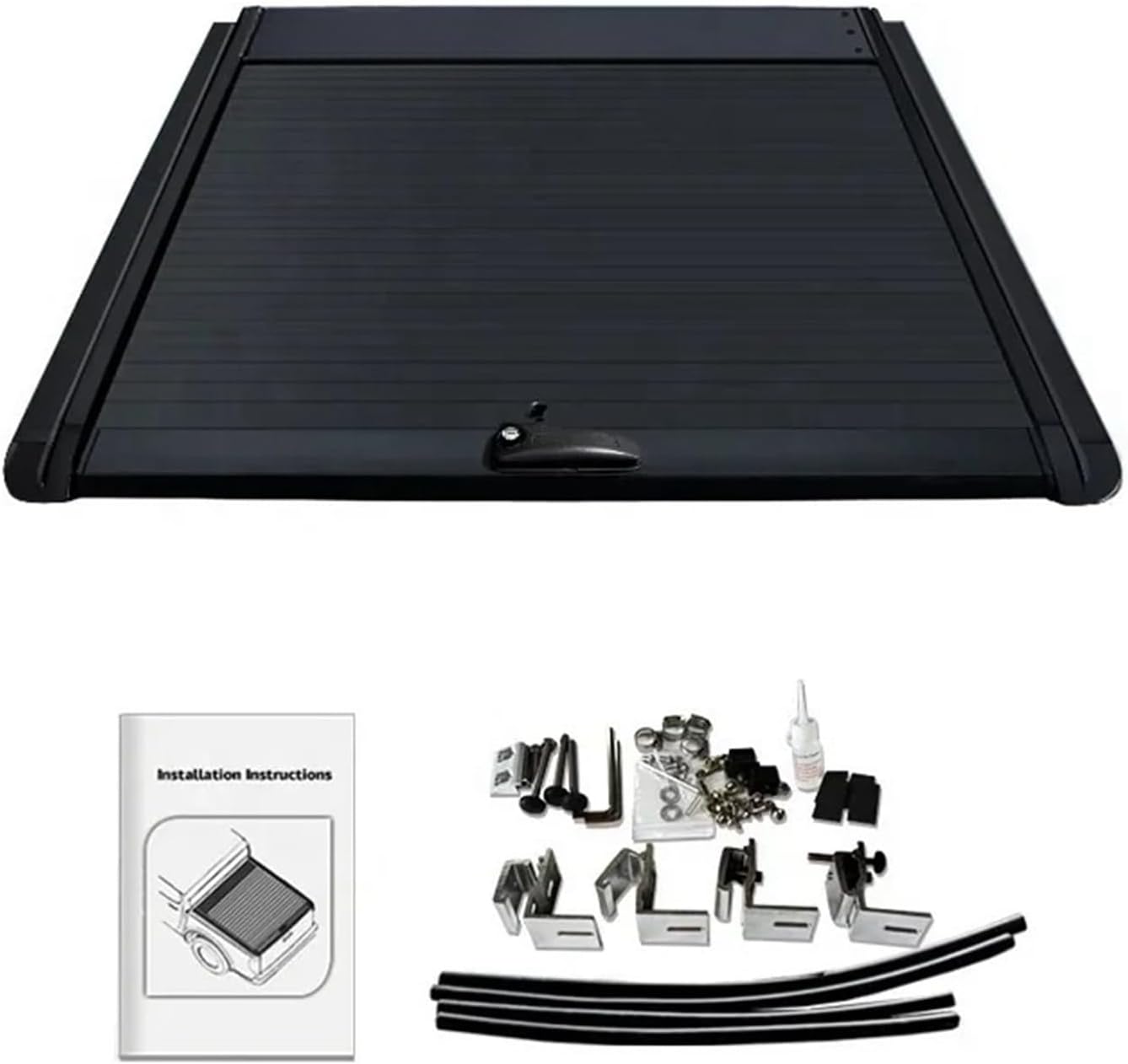 Pickup Truck Retractable Roller Lid Bed Cover Compatible with Ford Raptor Aluminum Compatible with POER Cannon Tonneau Cover Compatible with Ford Ranger T6 T7 T8