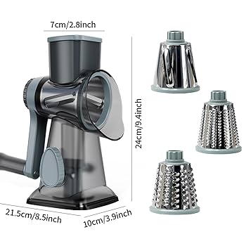Amazon.com: YOUCZON Rotary Cheese Grater Multi-Purpose