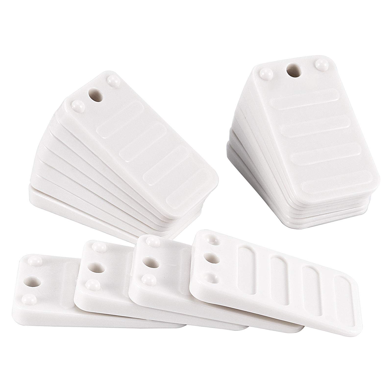 Buy ZOENHOU 48 Pieces White Furniture Levelers, Plastic Shims Table
