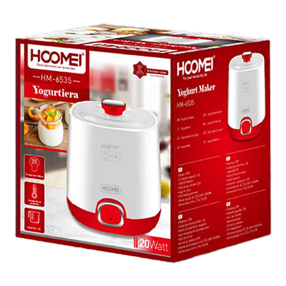 Yogurtiera Lacor HerA 1L Supersilenziosa - Timer 48h, Schermo LED, Per Yogurt, Kefir E Formaggio Fresco - Foto 5