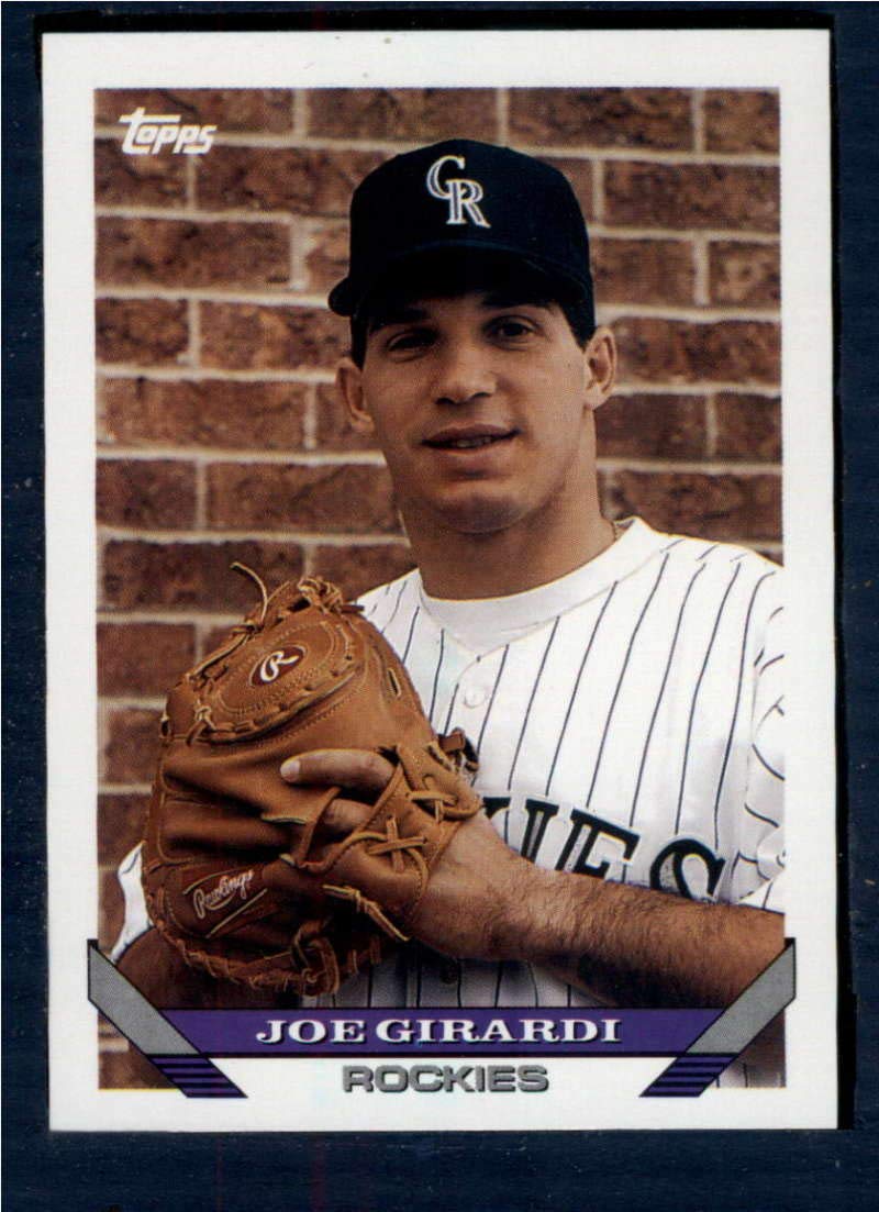 Amazon.com: 1993 Topps #425 Joe Girardi NM-MT Colorado Rockies