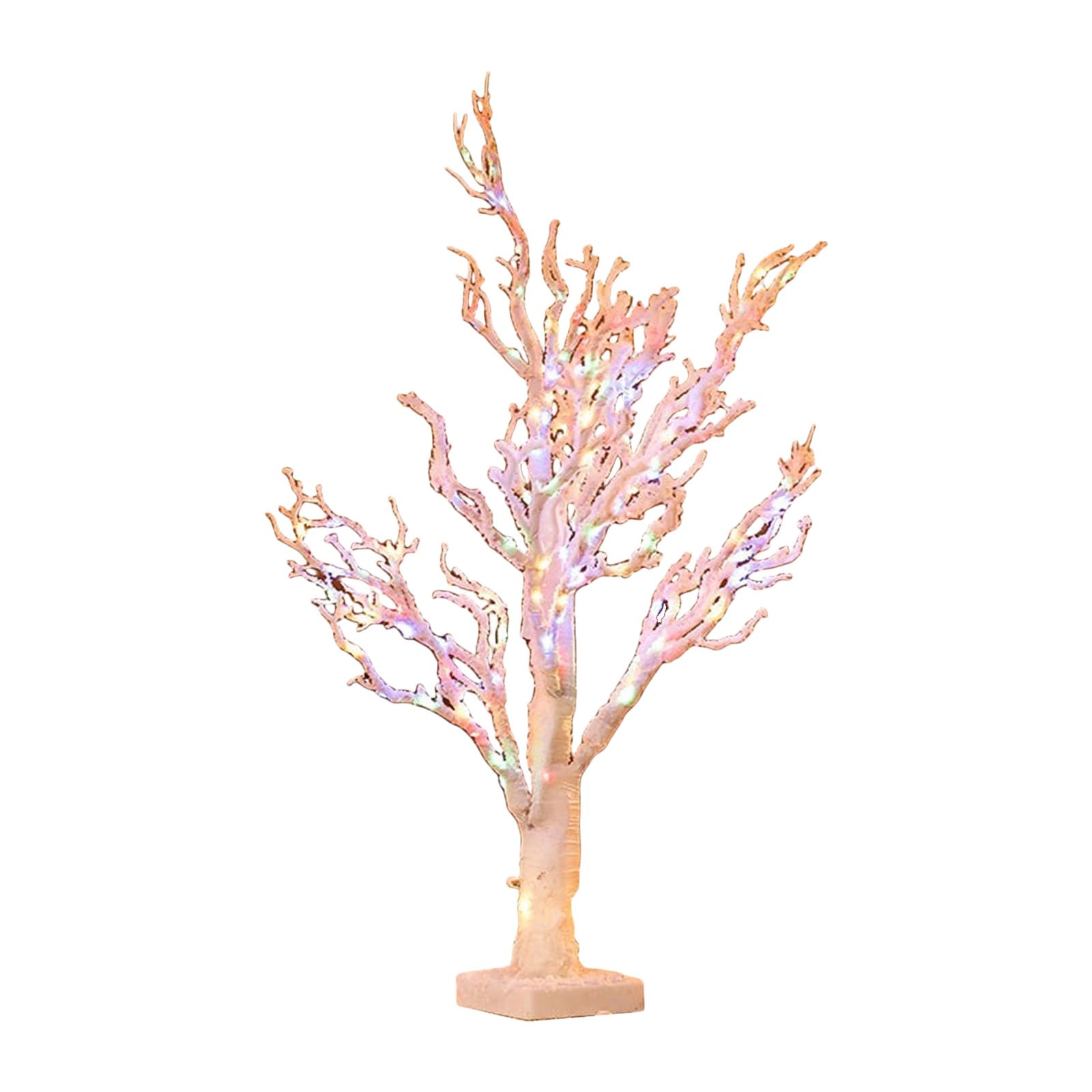 Christmas Mantel Decor Tree with Battery Powered LED Lights, Compact Freestanding Holiday Accent for Shelf or Window LED Christmas Tree Decoration Battery Powered Holiday Decor Tabletop Mantel Shelf