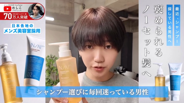 Amazon.co.jp: ナイプロ N/AI pro ダメージケアシャンプー EX メンズ