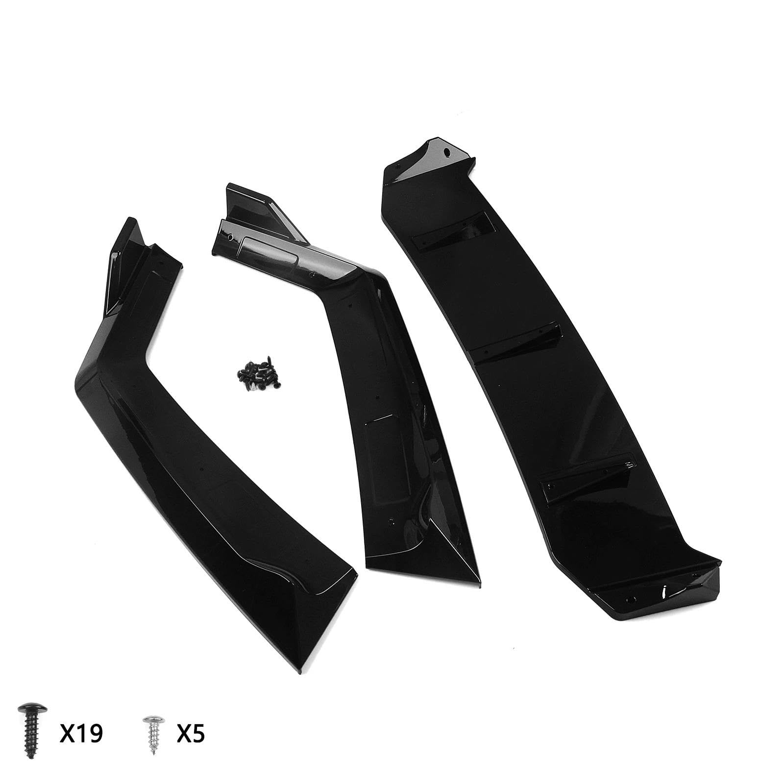 Frontali Labbro Paraurti Spoiler Per BMW Serie 7 G70 2024 2025 Diffusore Inferiore Spoiler Paraurti Anteriore Auto Nero Lucido