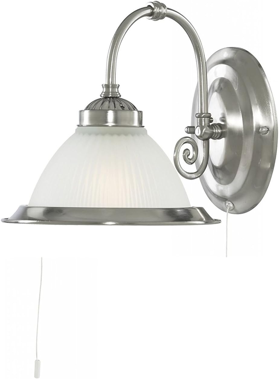 Marco Tielle New York Diner Wall Light in Satin Silver