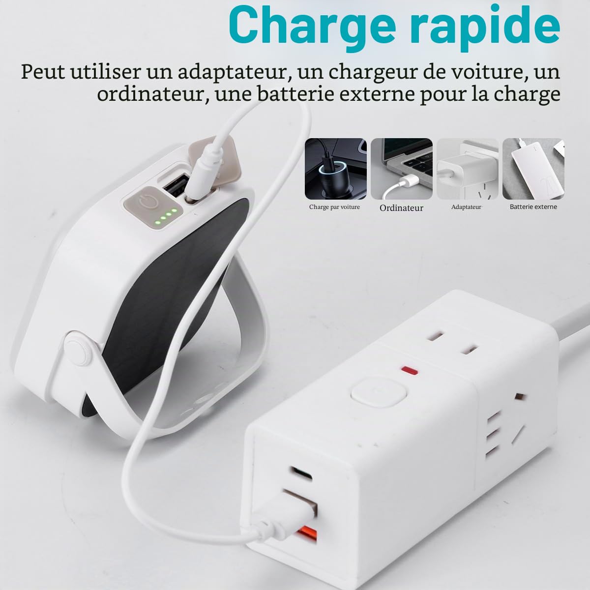 2 Pièces Lampe Camping, 4000LM Lampe Solaire Camping Rechargeable, Résistant à l'eau Lampe LED Exterieur, Lampe de Camping Extérieure Portable avec 4 Modes pour Camping, Pêche, Randonnée