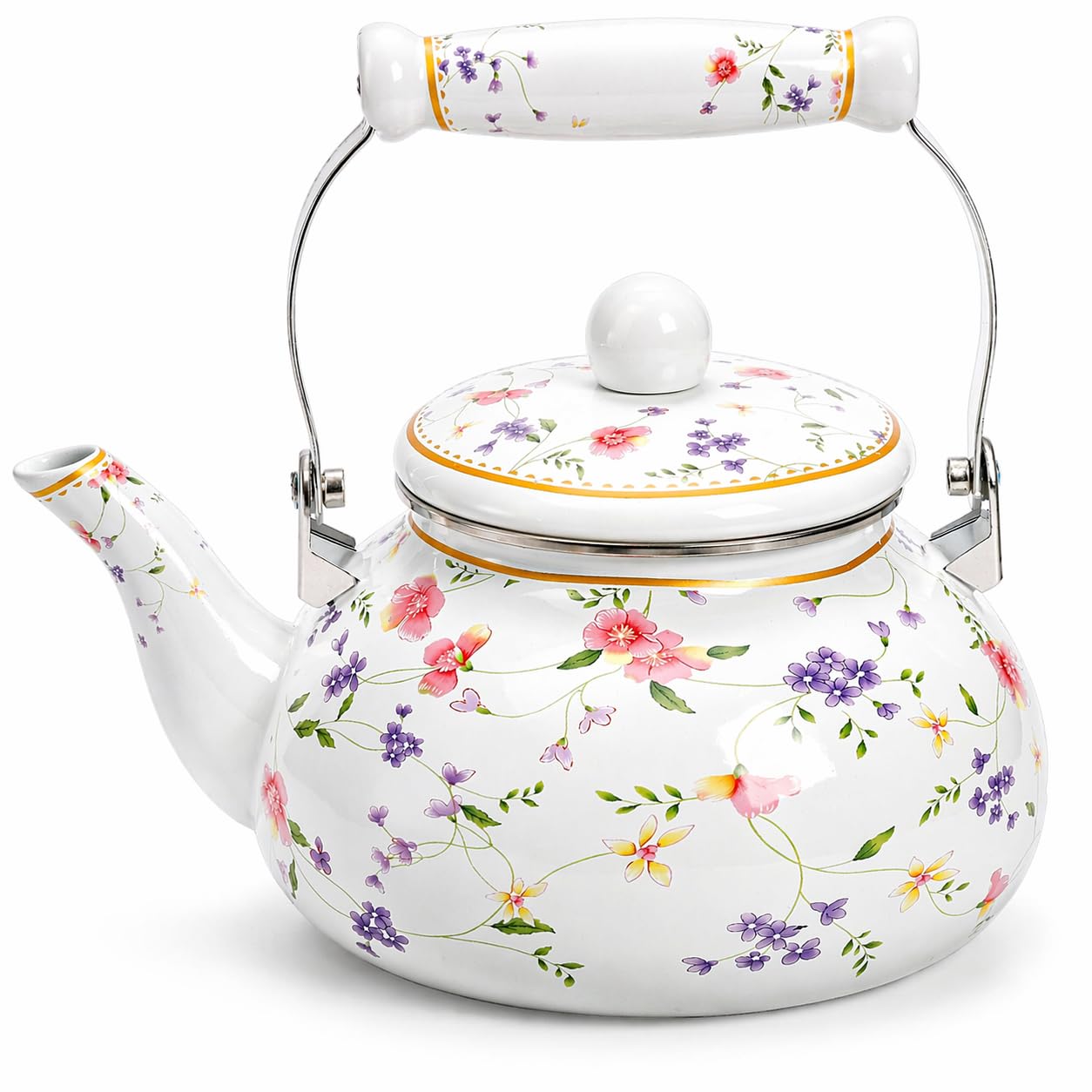 Jucoan Vintage Enamel Tea Kettle - tea kettles | Mubboo