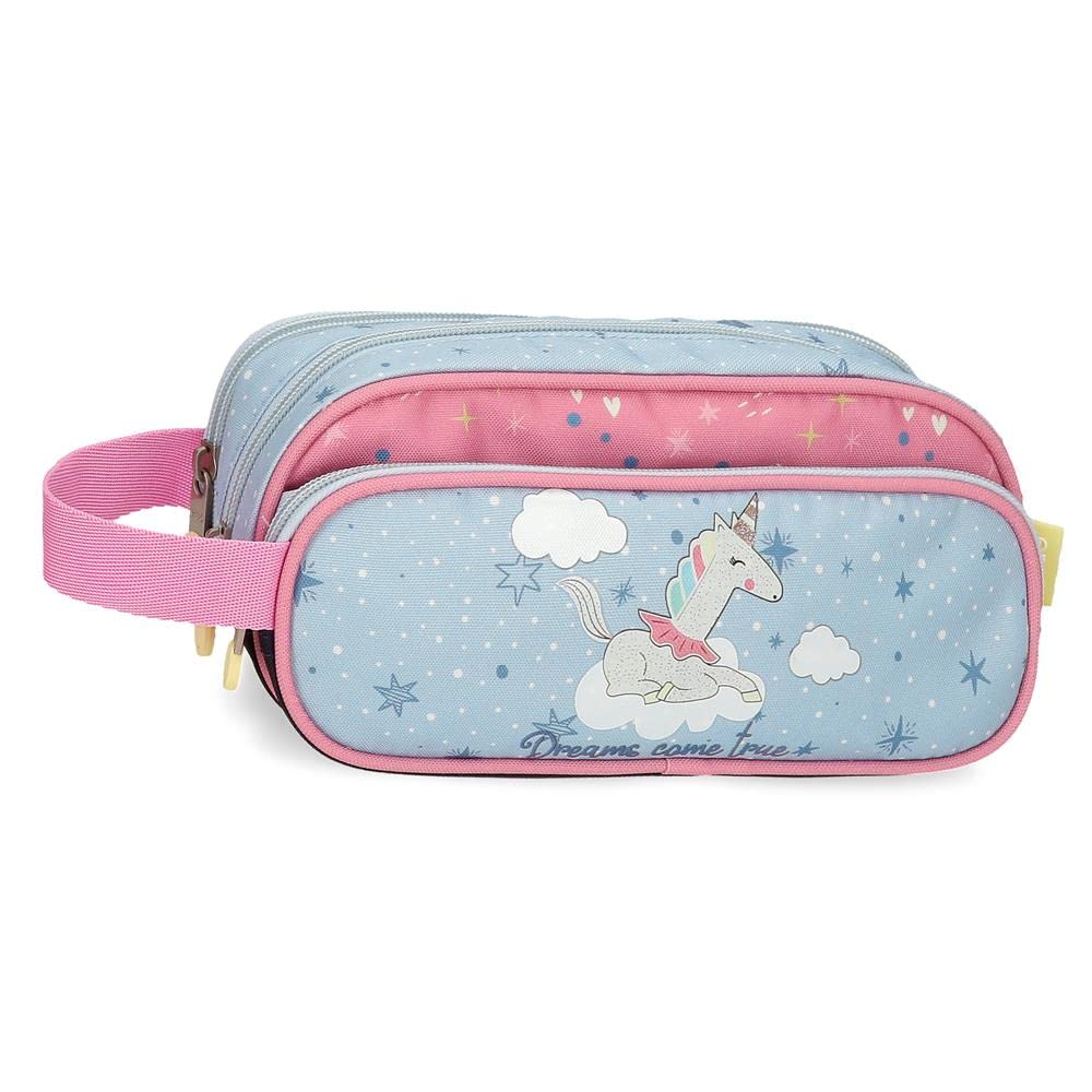 Enso Dreams come true Estuche Triple Multicolor 22x10x9 cms Poliéster