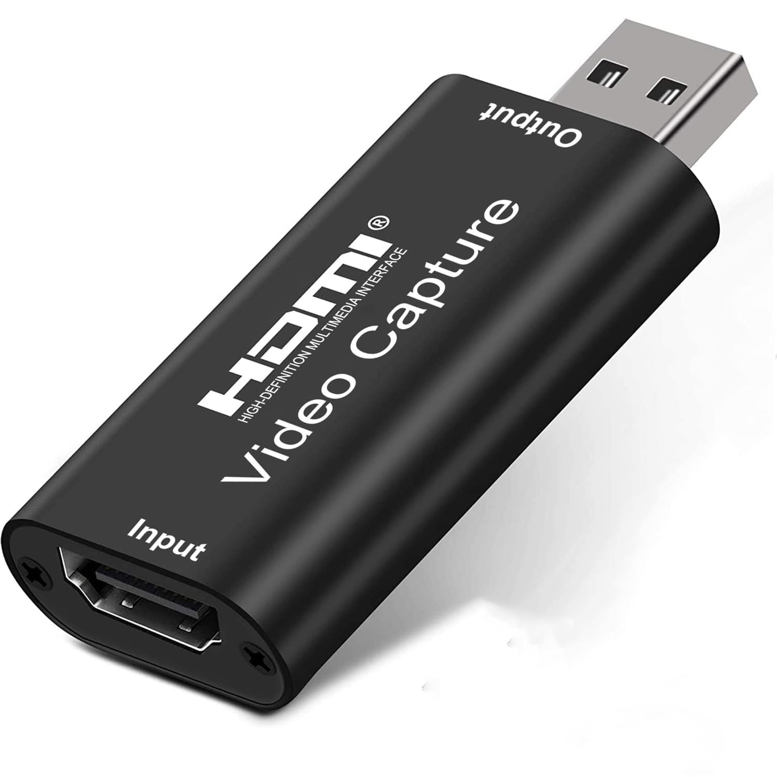 Powice Rejestrator wideo HDMI, karta przechwytywania HDMI 4K USB2.0, grabber podgląd w czasie rzeczywistym, nadaje się do strumieniowego przesyłania wideokonferencji w grach, nagrywania wideo na żywo