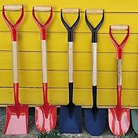 Vista 4 de Mango de agarre en Y, mango de 1.2 in de diámetro interior, pala de metal, manijas de repuesto para accesorios de jardín, asas con agarre de madera