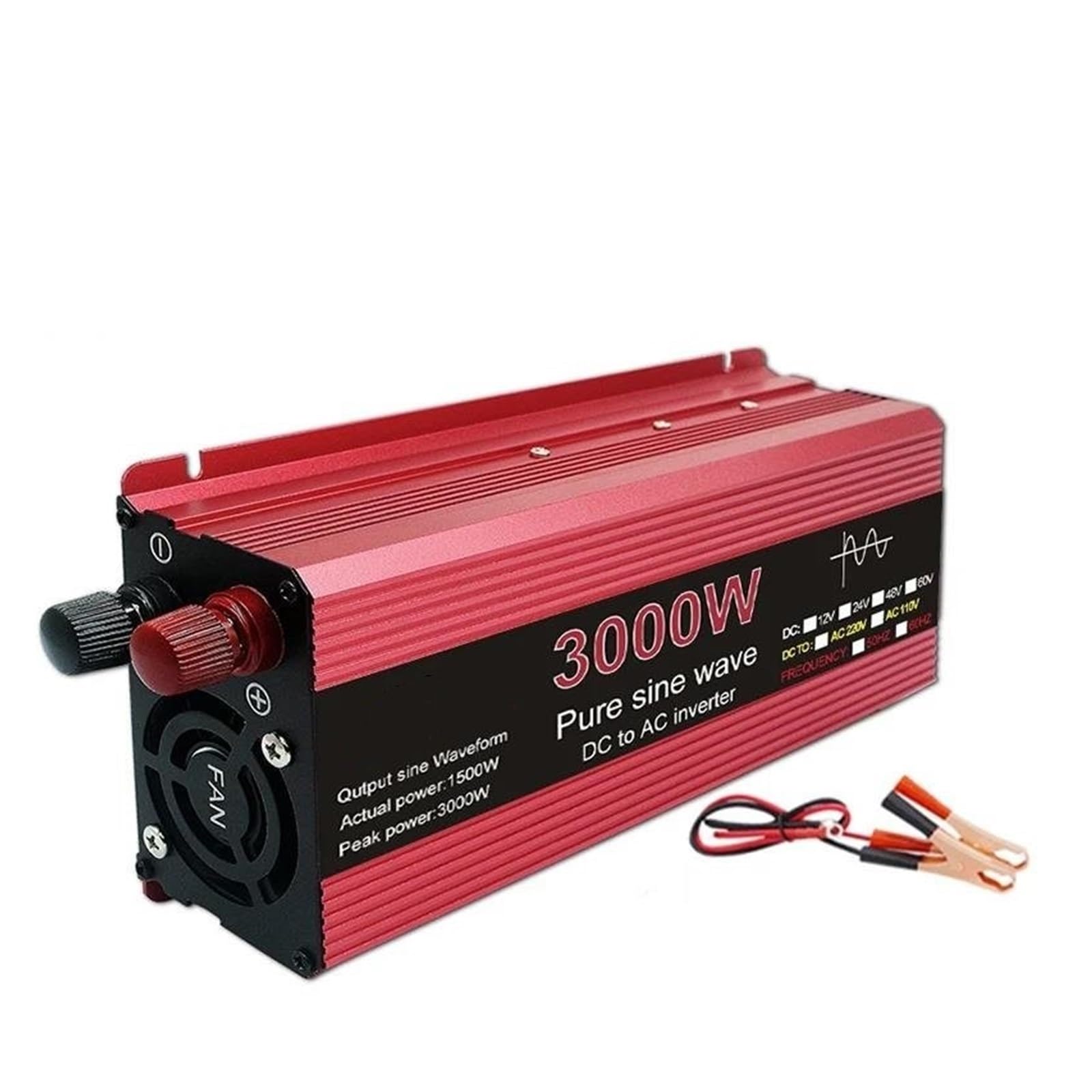 1000w 3000w 2200w 1600w Inverter Di Potenza Onda Sinusoidale 12V DC A AC 220V Convertitore Stabilizzatore 24V Solare 50hz 60hz Onda Sinusoidale Inverter