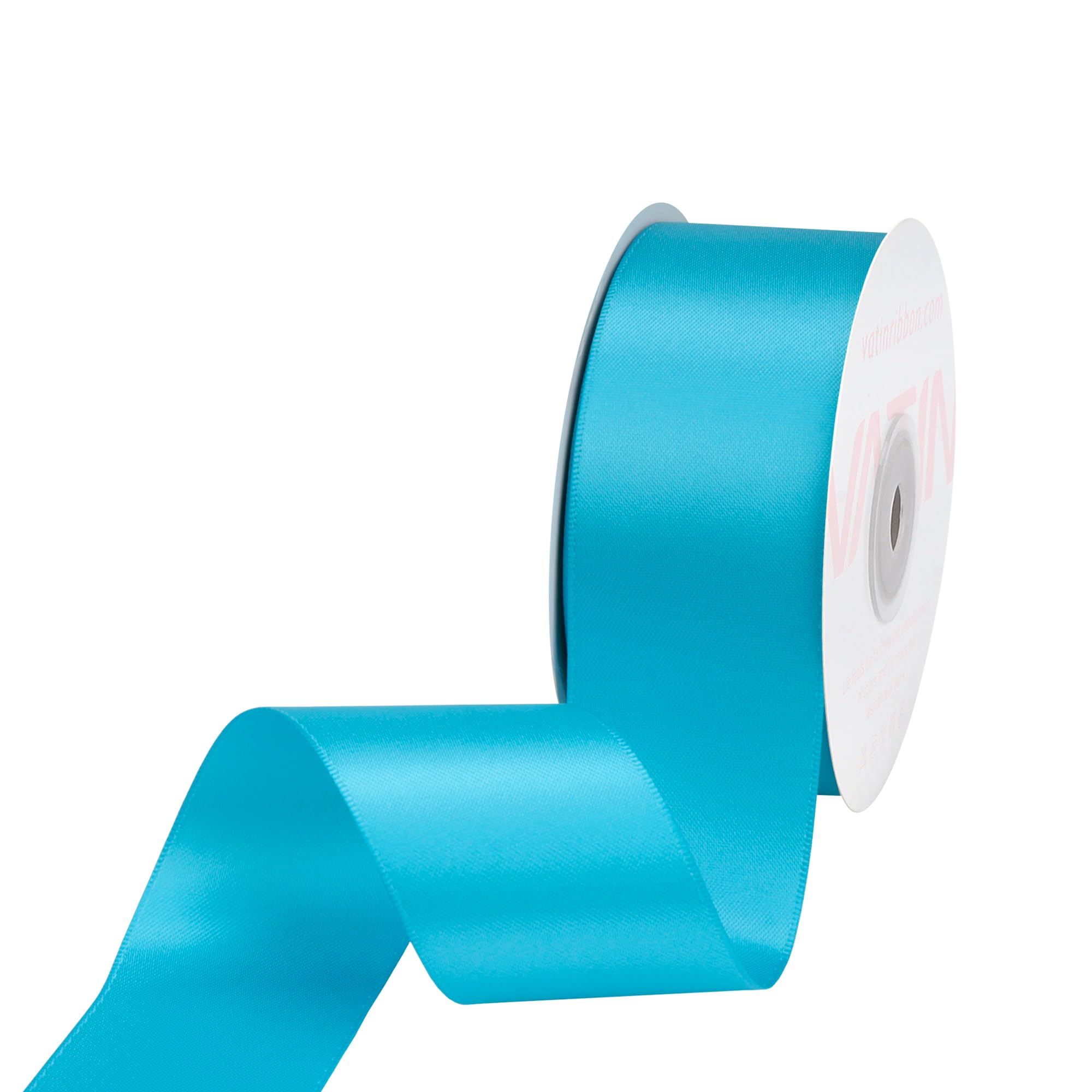 VATIN 100mm Wide Double Faced Polyester Deep Navy Blue Satin Ribbon- 4.5 Metre/Spool, Perfect for Chair Sash, Making Bow, Sewing and Wedding Bouquet — view 101