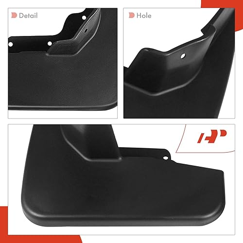 Miniatura 7 de A-Premium Juego de 4 solapas de barro, protectores de salpicaduras, protectores de barro, compatibles con Mercedes-Benz W164 ML320 2007-2009, ML350