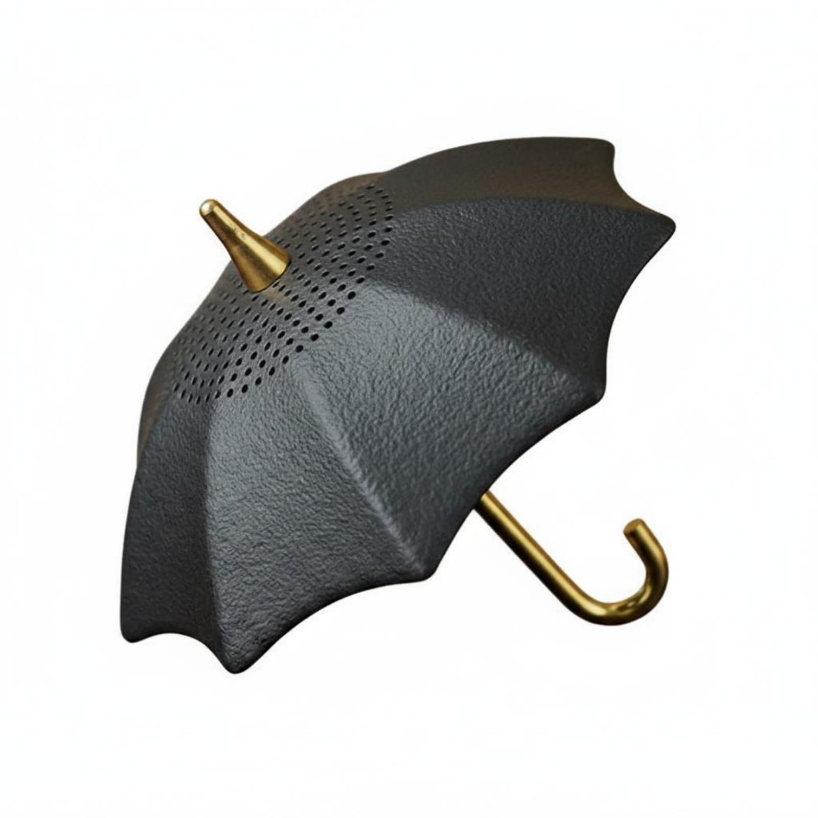 Passoire à thé pour bureau infuseur parapluie noir mat céramique