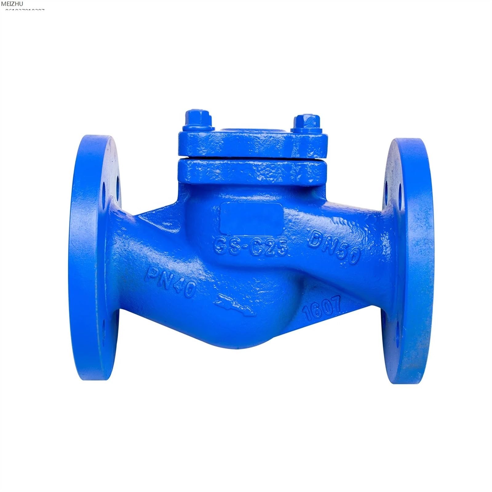 DN15 PN16 Spring Loaded Cast Piston Globe Check Valve Water(DN15)