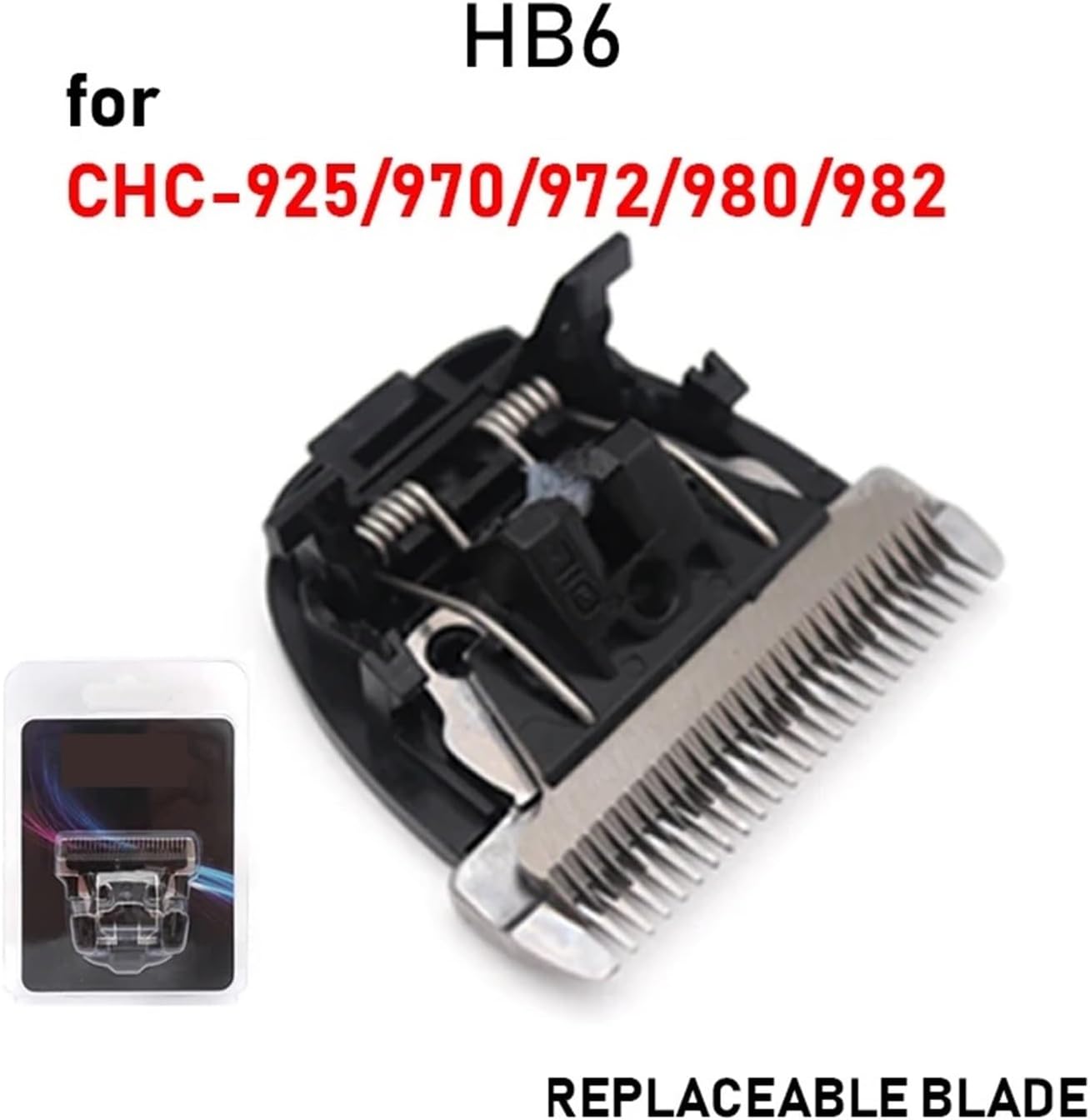 Replacement Blade,Compatible For Codos，CHC-969 CHC-980/982 Etc. Hair Clipper Barber Accessories(HB6)