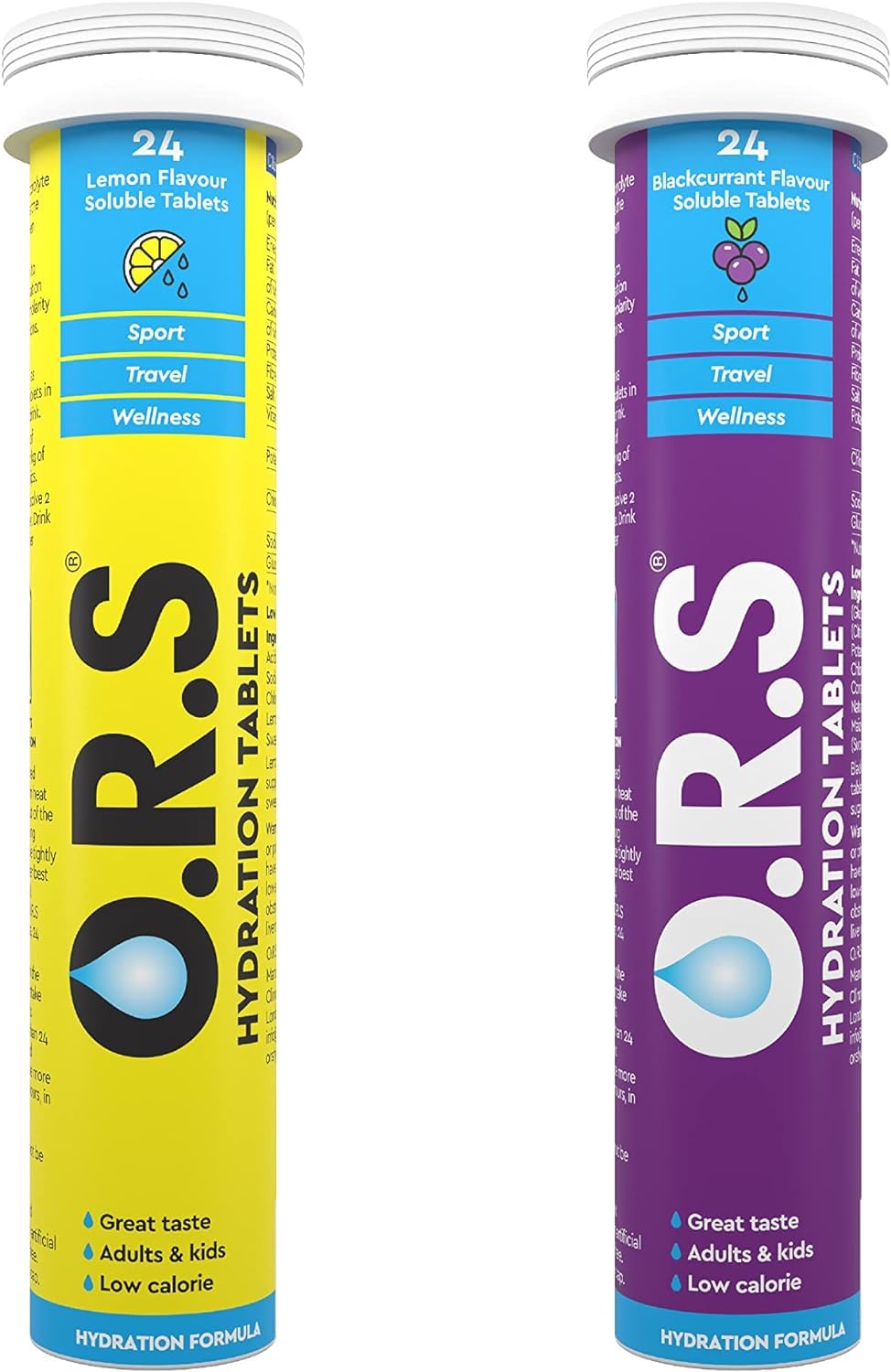 Originals Hydration Bundle | 1 Tube of Blackcurrant + 1 Tube of Lemon