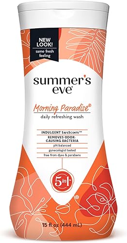 Summer's Eve Morning Paradise Daily Refreshing All Over Feminine Body Wash, lavado femenino pH equilibrado, 15 onzas líquidas