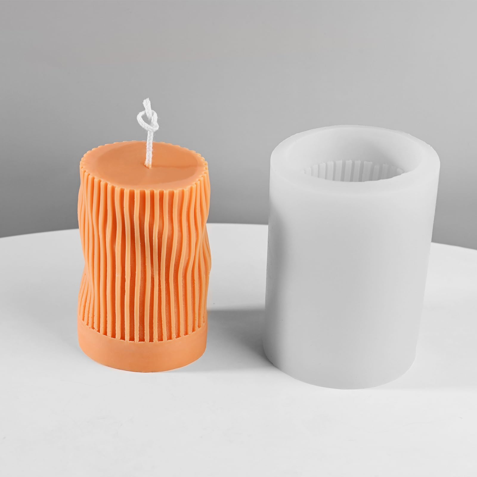 S.yeoo Silicone Candle Mold Column, Use for Aromatherapy Candle, Soaps Making, Wax, Clay Craft, Plaster Resin Making, Mold Column for Candlelight Dinner Home Decoration (SY-329)