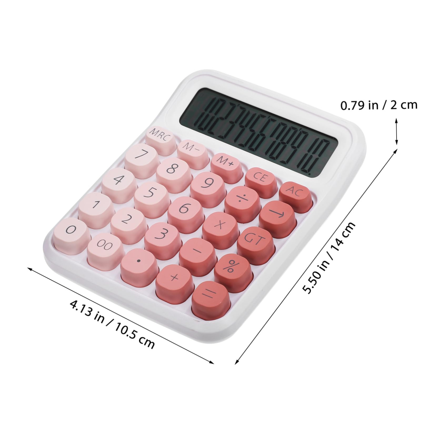 DOITOOL 4 Piezas Calculadora de Botones calculadora de Estudiantes Mostrar a Rosa a de Escritorio pequeña a as de Escritorio el plastico
