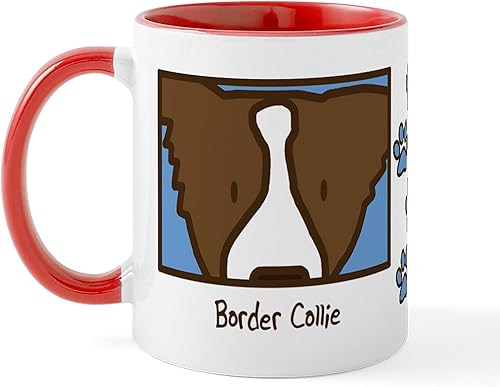 CafePress Taza de café de cerámica con diseño de anime Border Collie de 11 oz (11.0 fl oz) CafePress Taza de café de cerámica con diseño de anime Border Collie de 11 oz (11.0 fl oz)