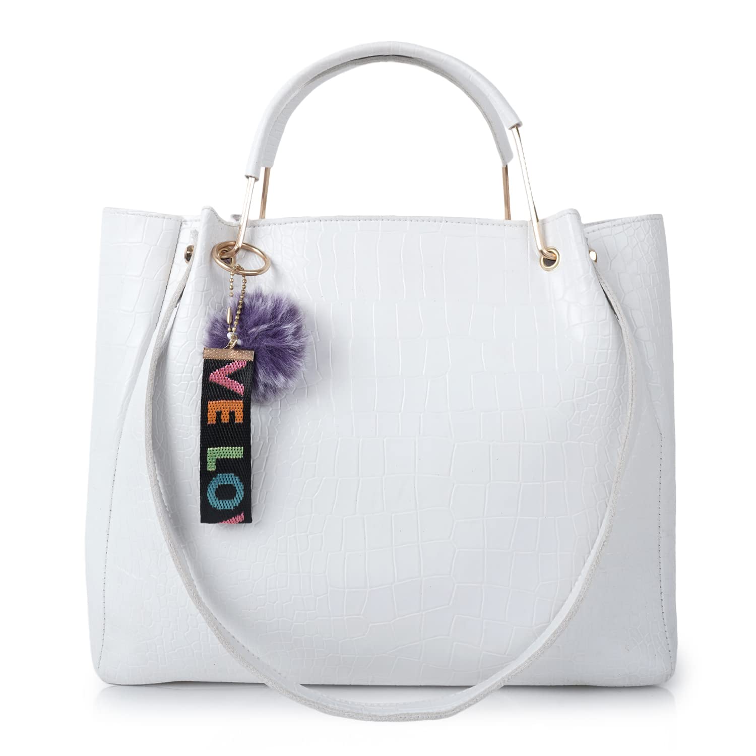 Envias Leatherette Handbags For Womens Ladies (D-47-White) (B0C2ZD6SKB) Amazon Price History, Amazon Price Tracker