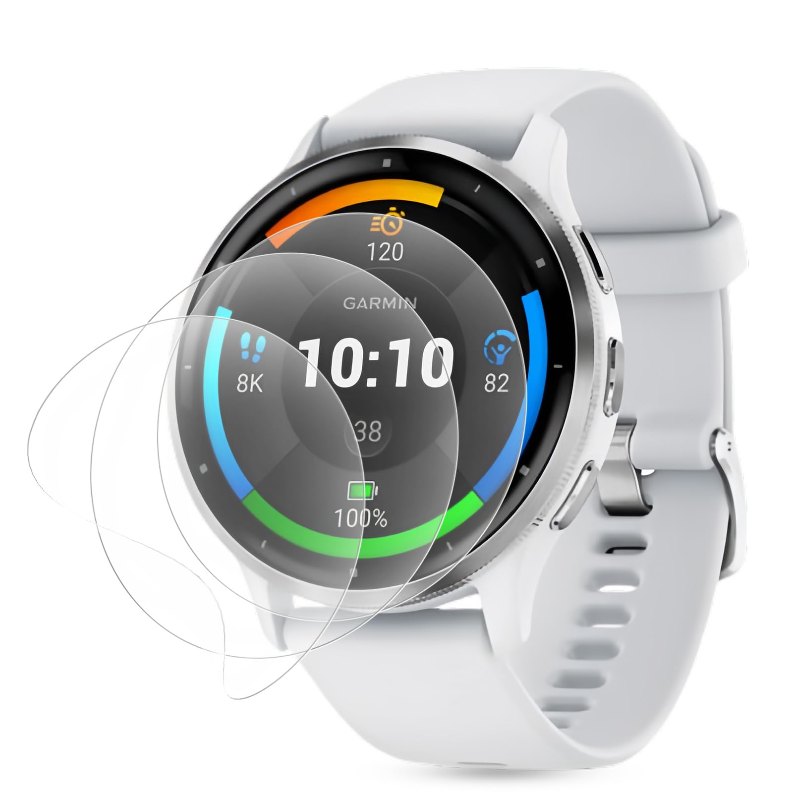 Amazon.co.jp: 【3 枚】対応GARMIN(ガーミン) Venu 3S 用のウォッチ高 