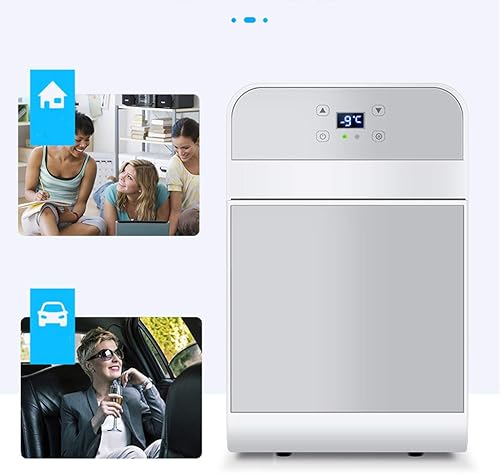 Miniatura 6 de Nevera portátil para congelador, compresor, refrigerador, ruedas, para camión, barco, fiesta, picnic, camping (20 L)