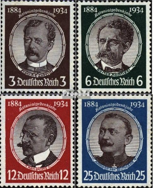 Sellos Imperio Alemán Prophila 540-543 serie completa científicos 1934