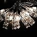 Dopheuor Photo Clip String Lights LED Fairy Clip String Lights Hanging Photo Pictures Battery Operated for Gifts Patio Christmas Bedroom Wedding Birthday Party Halloween Festival Decor (no Battery)