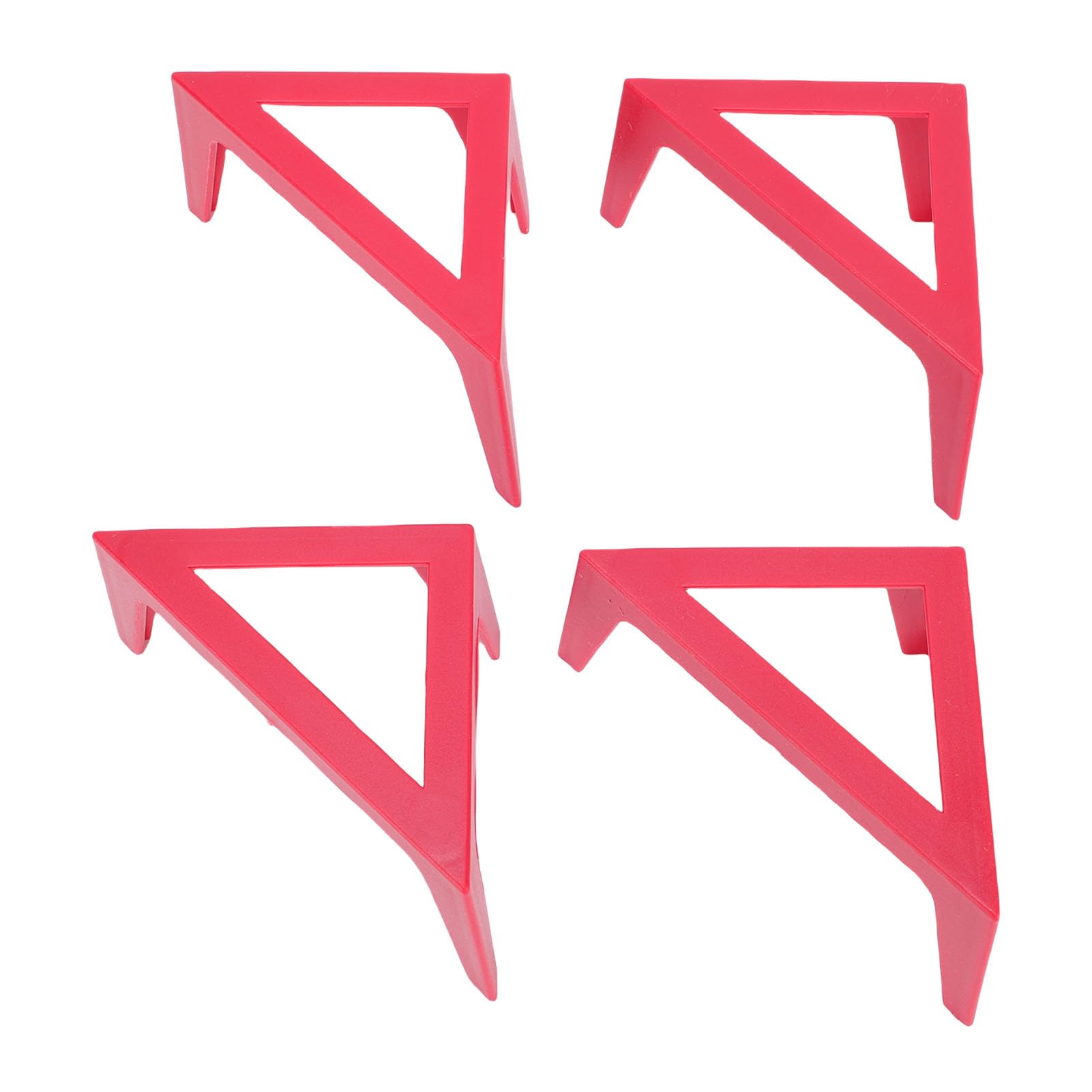 8er-Pack Leinwandfüße, Erhöhungen, Malständer aus ABS-Kunststoff, Rutschfeste Basis, Leinwandstützen für Acrylgießen und Zeichnen, für Künstler, Studenten, Innen- und Außenbereich (Rot)