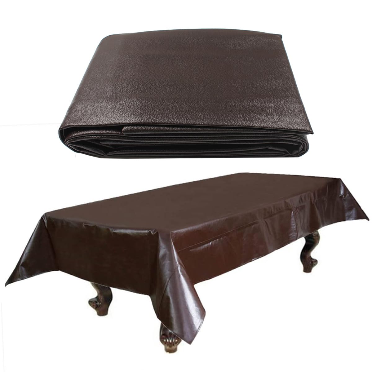 Nappe de 6 à 12 pieds et housse de table de billard pliante anti-poussière