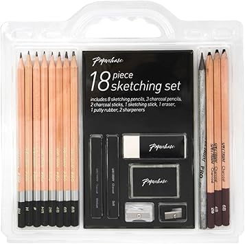 Paperchase 18 Piece Sketch Set Sketching Pencils Charcoal Pencils Charcoal Sticks Amazon Co Uk Stationery Office Supplies Paperchase 18 Piece Sketch Set Sketching Pencils Charcoal Pencils Charcoal Sticks Amazon Co Uk Stationery Office Supplies