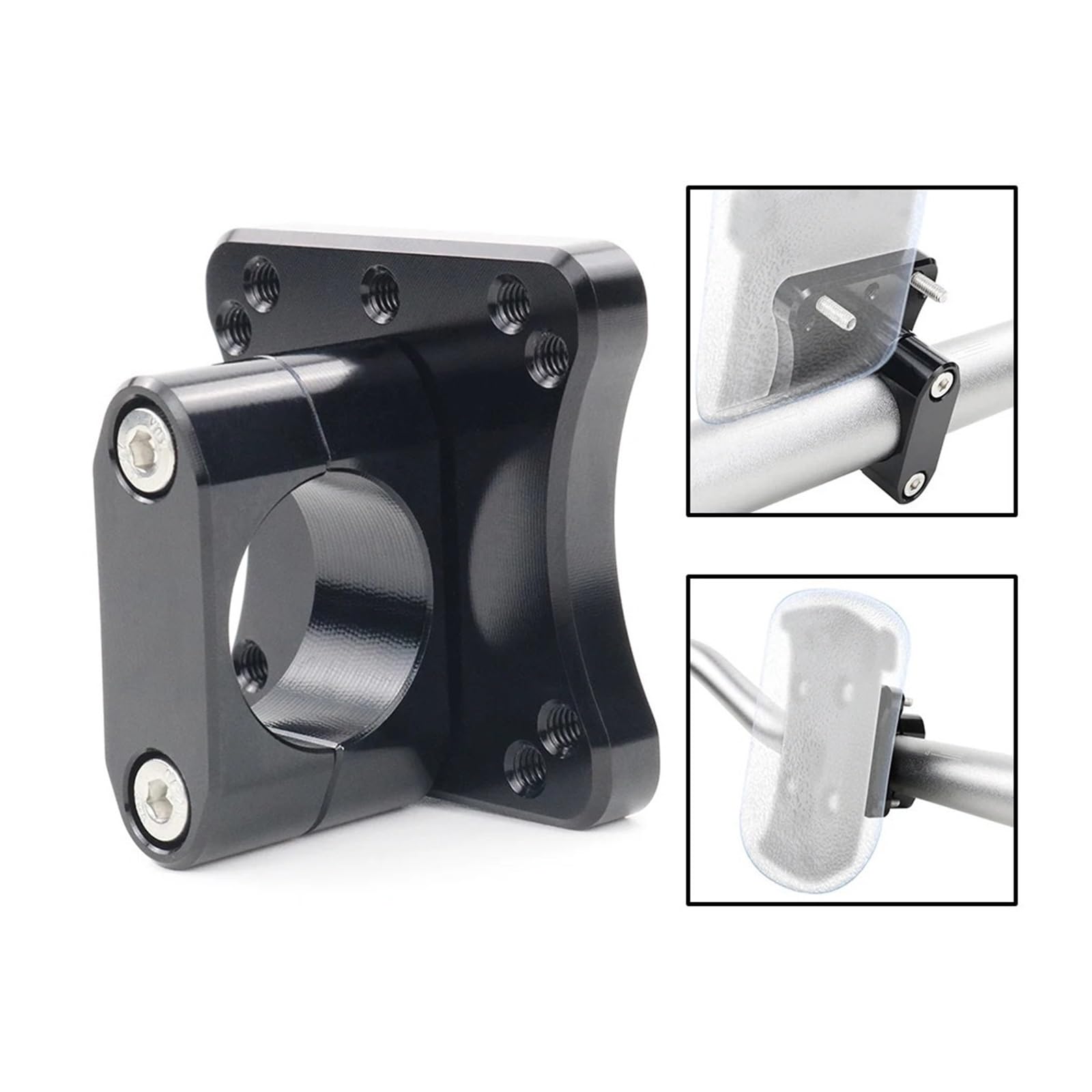 Supporto per navigazione per moto Supporto universale per staffa di navigazione GPS per manubrio da 22 mm per BMW, ecc