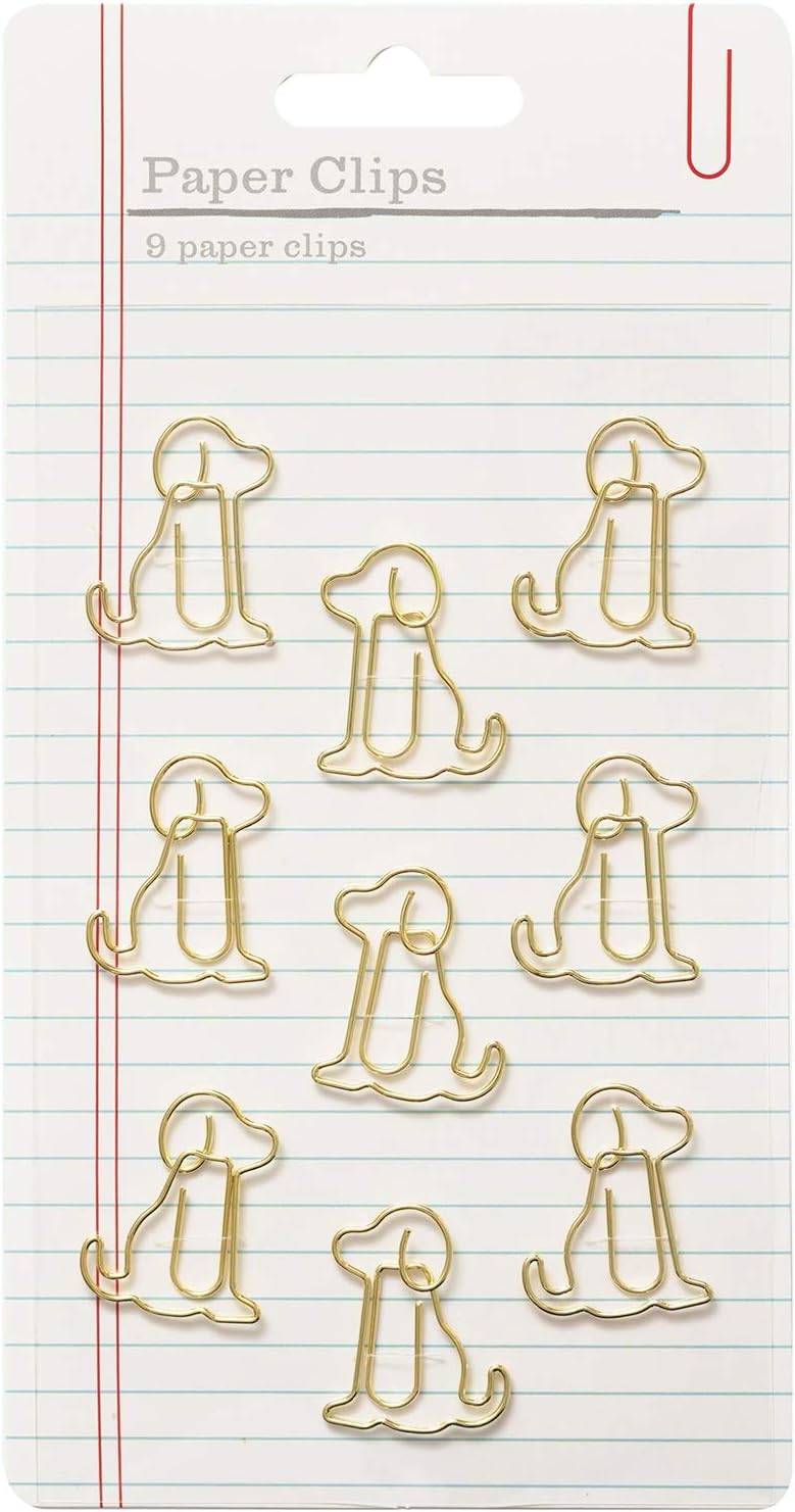 AMERICAN CRAFTS Dog Jumbo Shaped Clips