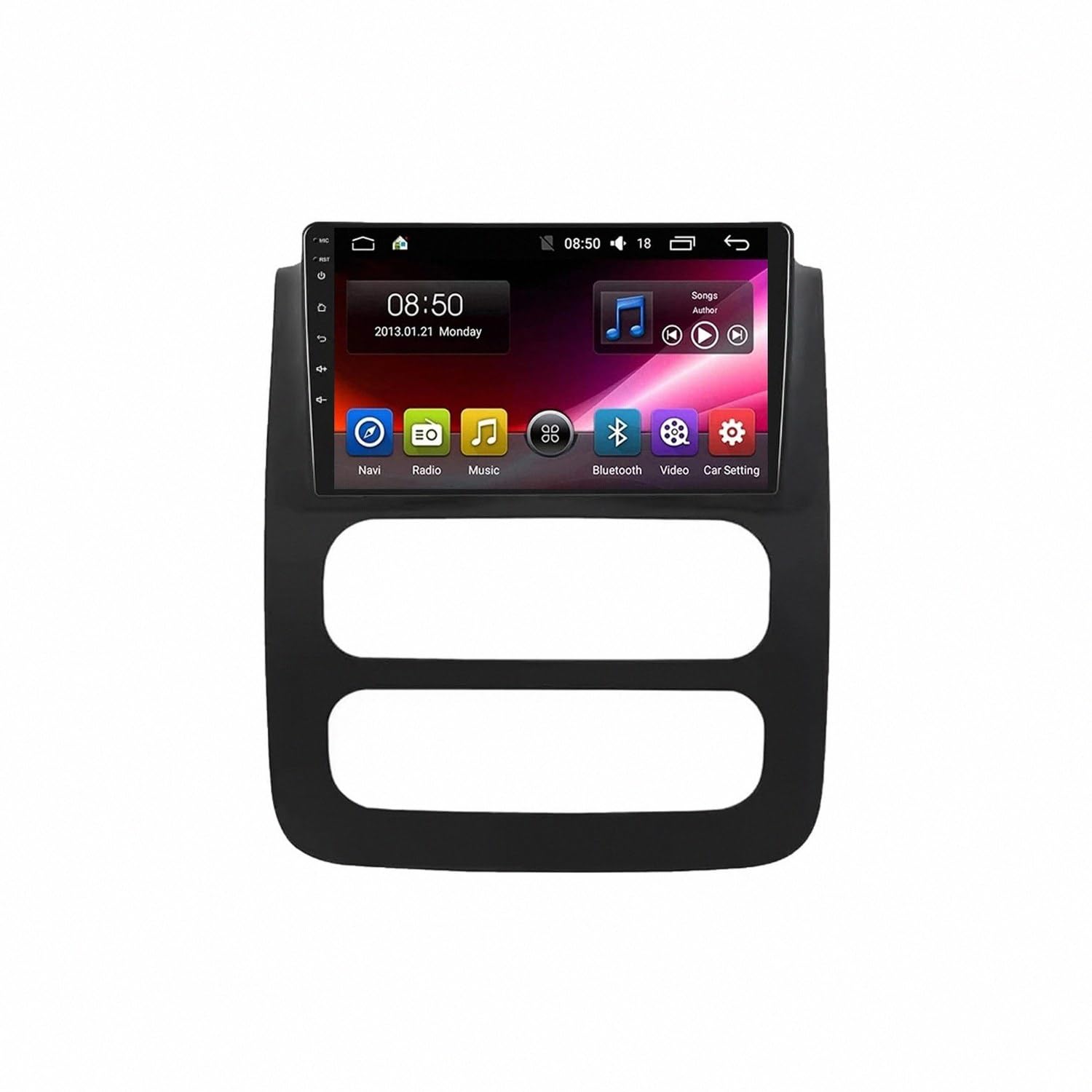 Radio coche 2 DIN inalámbrico para Ford Transit 2015-2019: pantalla con Android Auto y Bluetooth 8