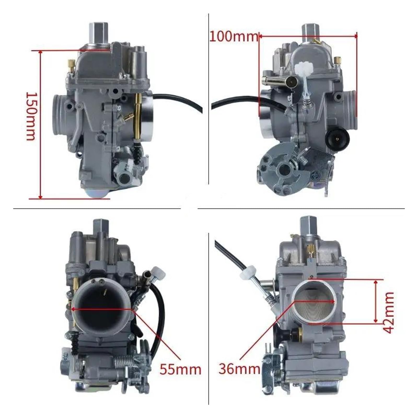 Carburatore Carb Per TM36-68 Per Carburatore Per Moto Mikuni TM 36 Mm A Scorrimento Piatto Carburat | Sostituzione diretta, funzionamento efficiente nei consumi, ottimizzato per l'efficienza
