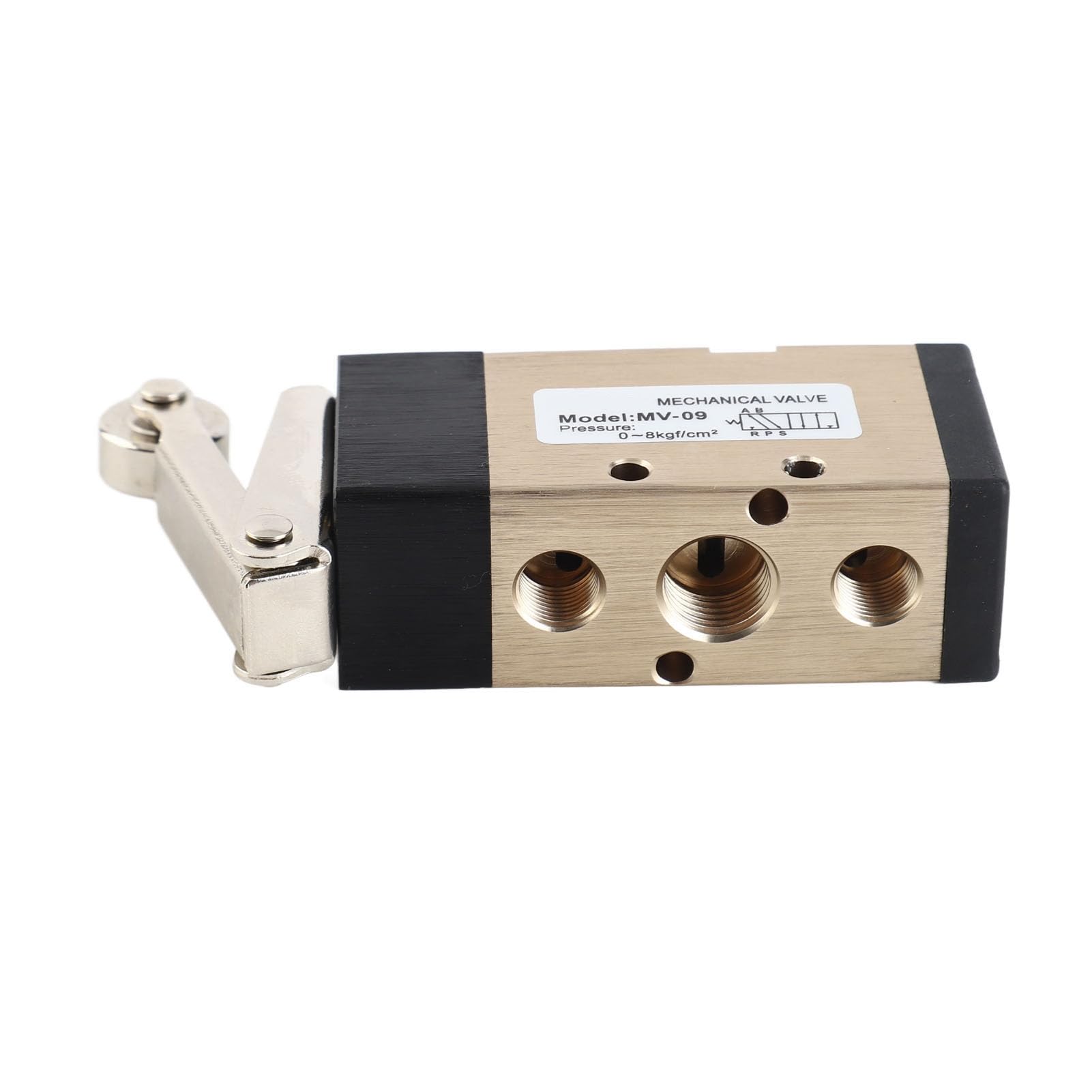 MV-09 Pneumatisches Umkehrventil, 2 Positionen, 5-Wege-Rollenhebel, Mechanisches Ventil, 1/4 Zoll PT