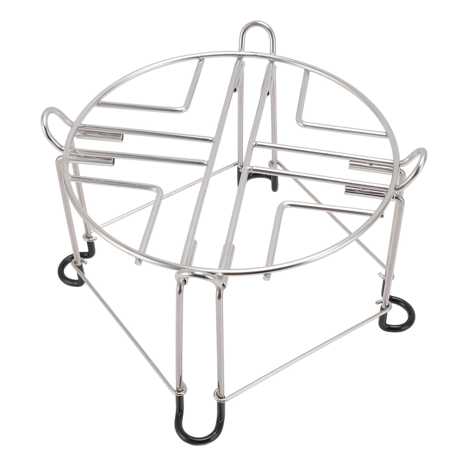 Soporte para filtro de agua, soporte alto para filtro de agua de acero inoxidable con ganchos, se adapta a la mayoría de filtros de agua medianos