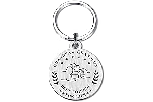 Fathers Day Gifts for Grandpa, Grandchildren to Grandad Keychain