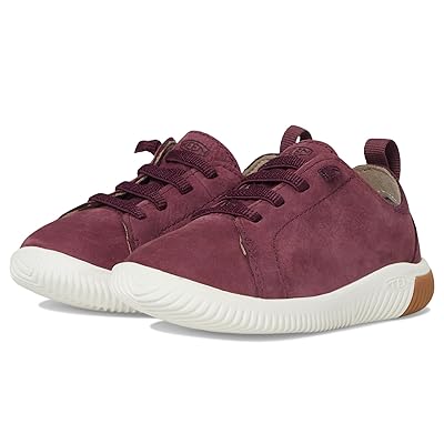 KEEN Kids KNX Lace Up Lightweight Barefoot Feel Sneakers (Toddler/Little Kid) Kids Shoes Fig/Star White