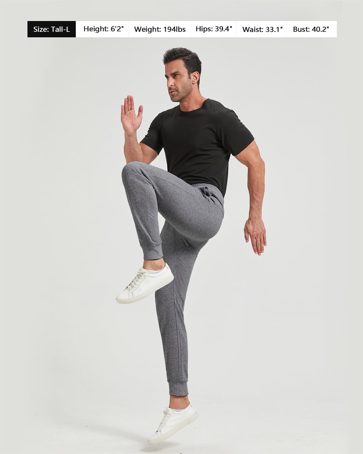 Zylioo Lang Bein Jogginghose Herren Hose Extra Lang Sporthose Sweathose