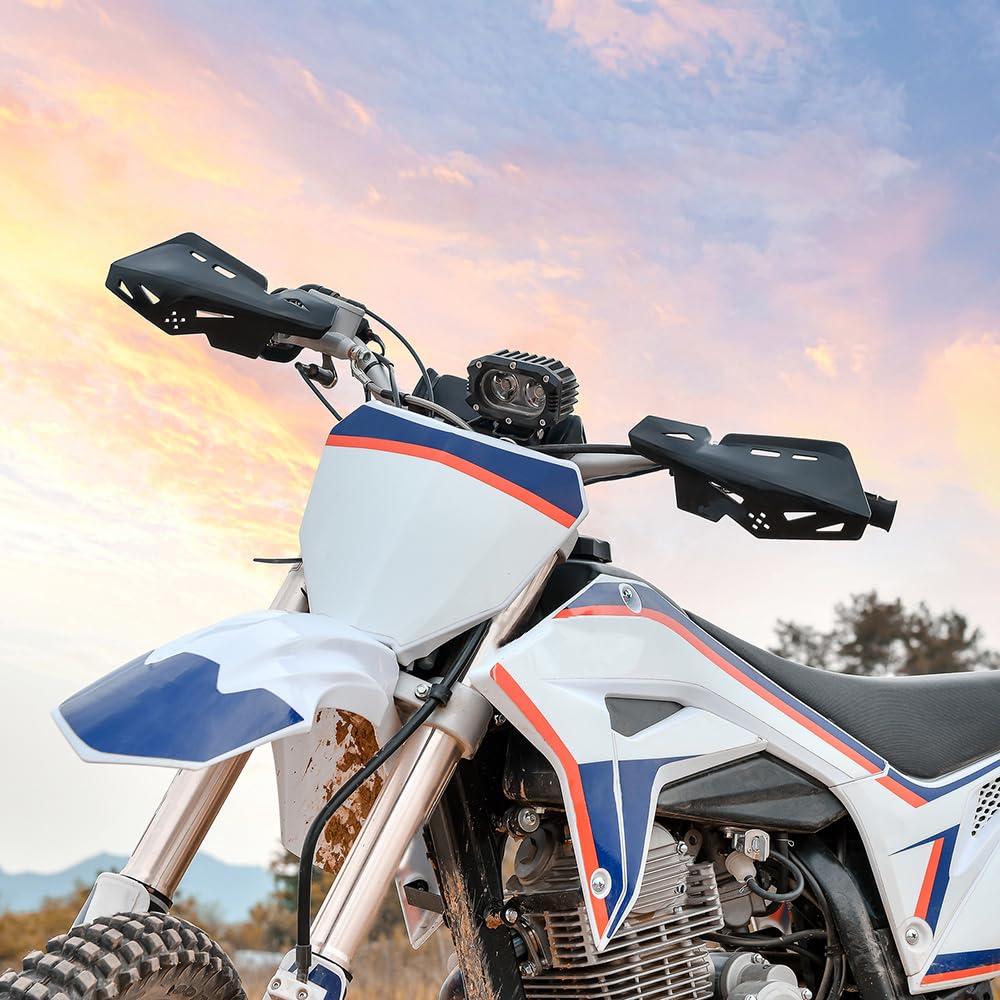 Paramani Moto per Motorhispania Duna Hard Road Enduro 2010, Antishock Antivento Impermeabile Durevole Motocicletta Paramani Flusso d'Aria Scudo,A