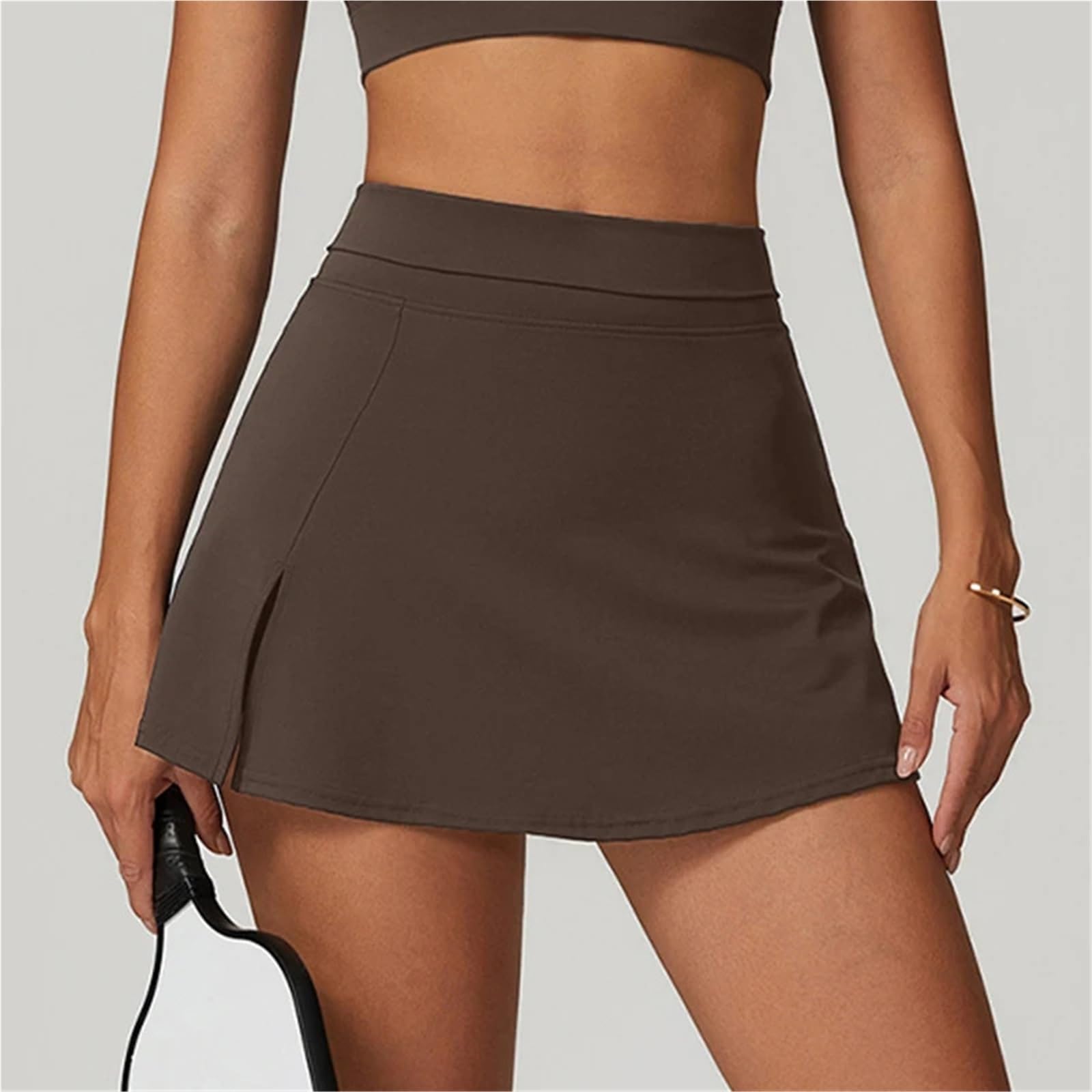 Falda de Tenis Cintura Alta Nailon Spandex for Mujer