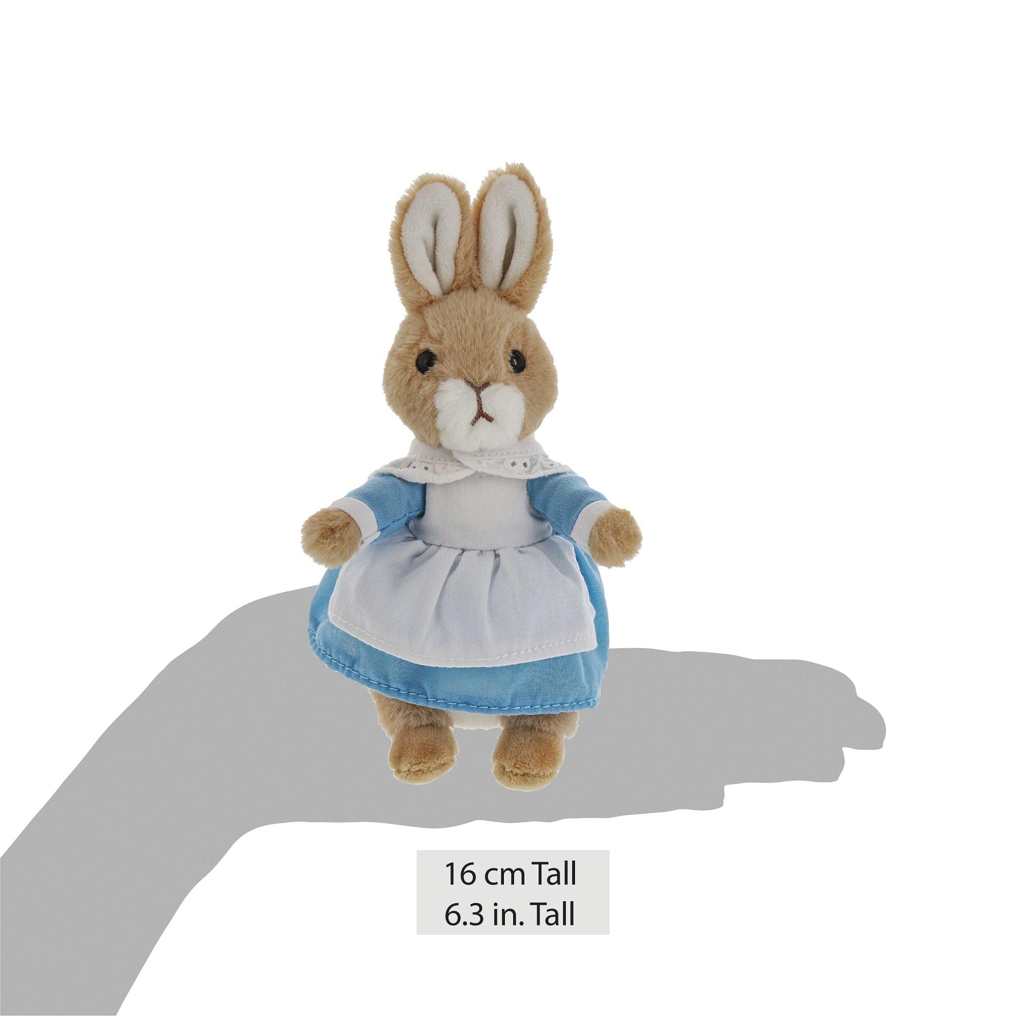 Enesco Beatrix Potter Mrs Rabbit Small Soft Toy, Multicoloured, height 16cm - Image 4