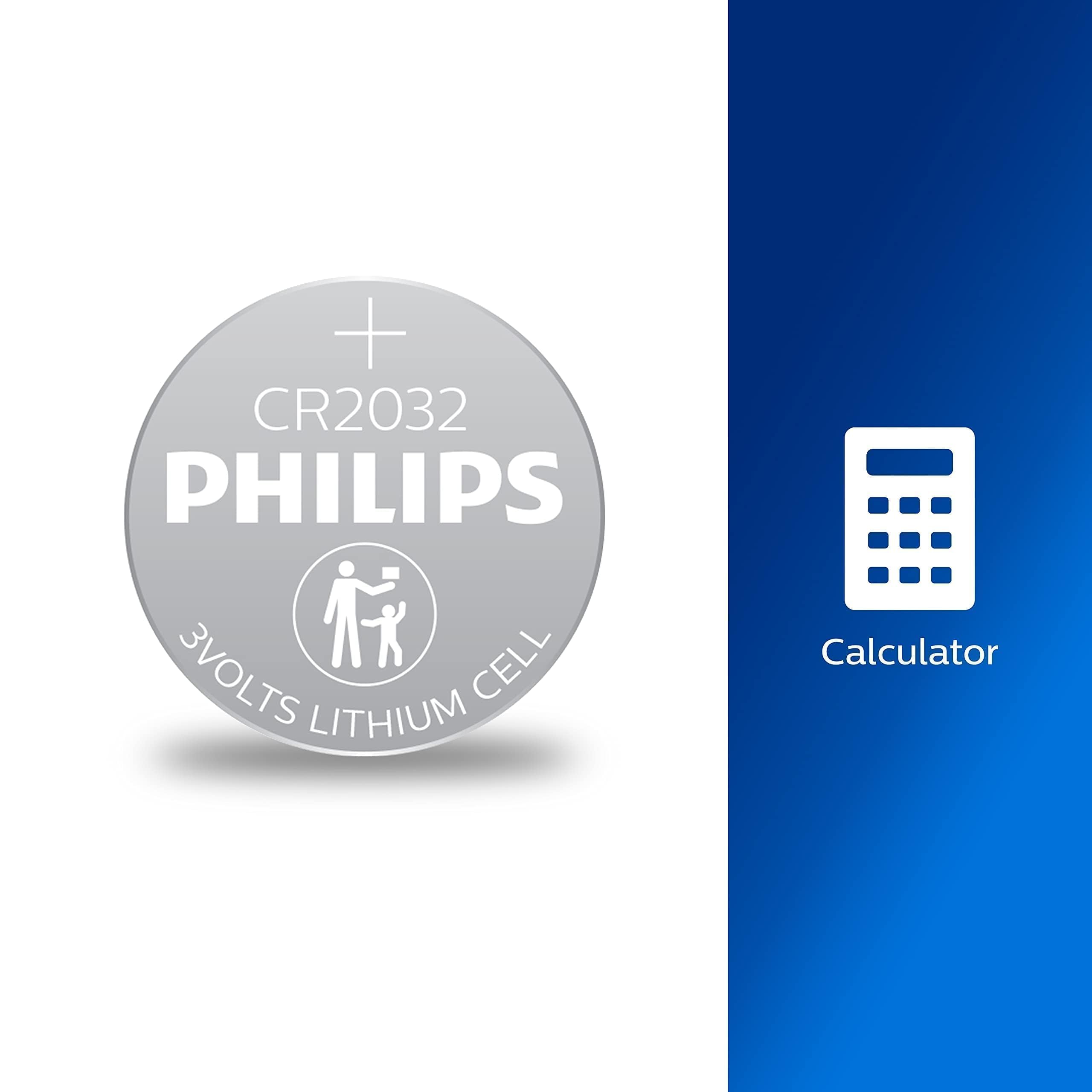 PHILIPS CR2032P2/01B Minicells Batteria - 3V