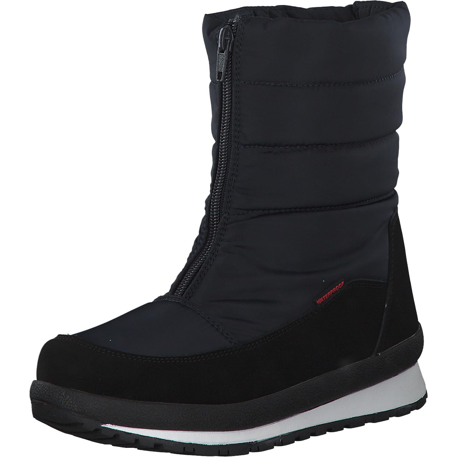 CMP Kids Rae Snow Boots Wp, Black Blue UK 7