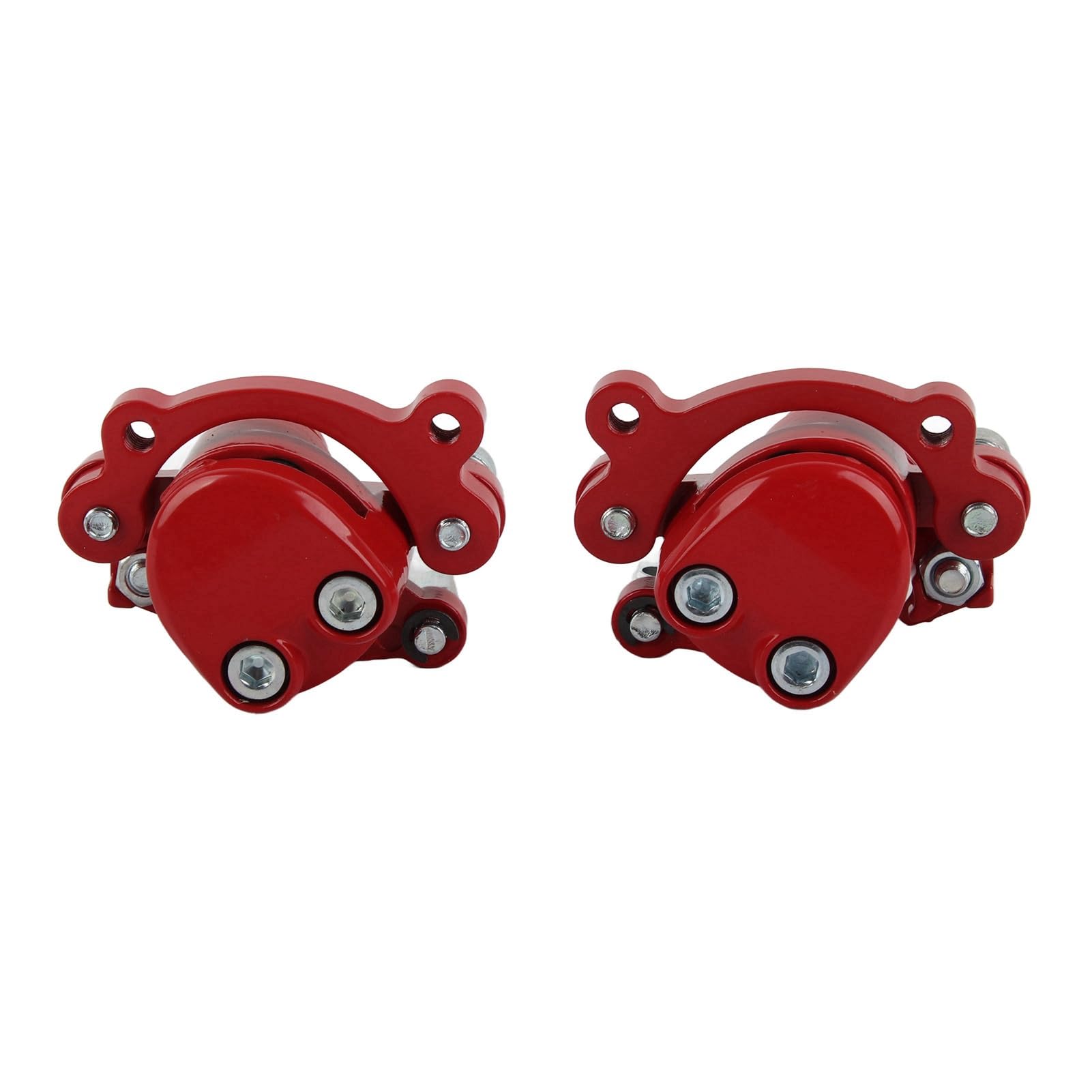 Front and Rear Disc Brake Caliper Pads Set (4 Pads + 2 Calipers) for Chinese Mini Moto Kid ATV Quad ¨C High-Friction, Heat-Resistant, Durable Brake Kit