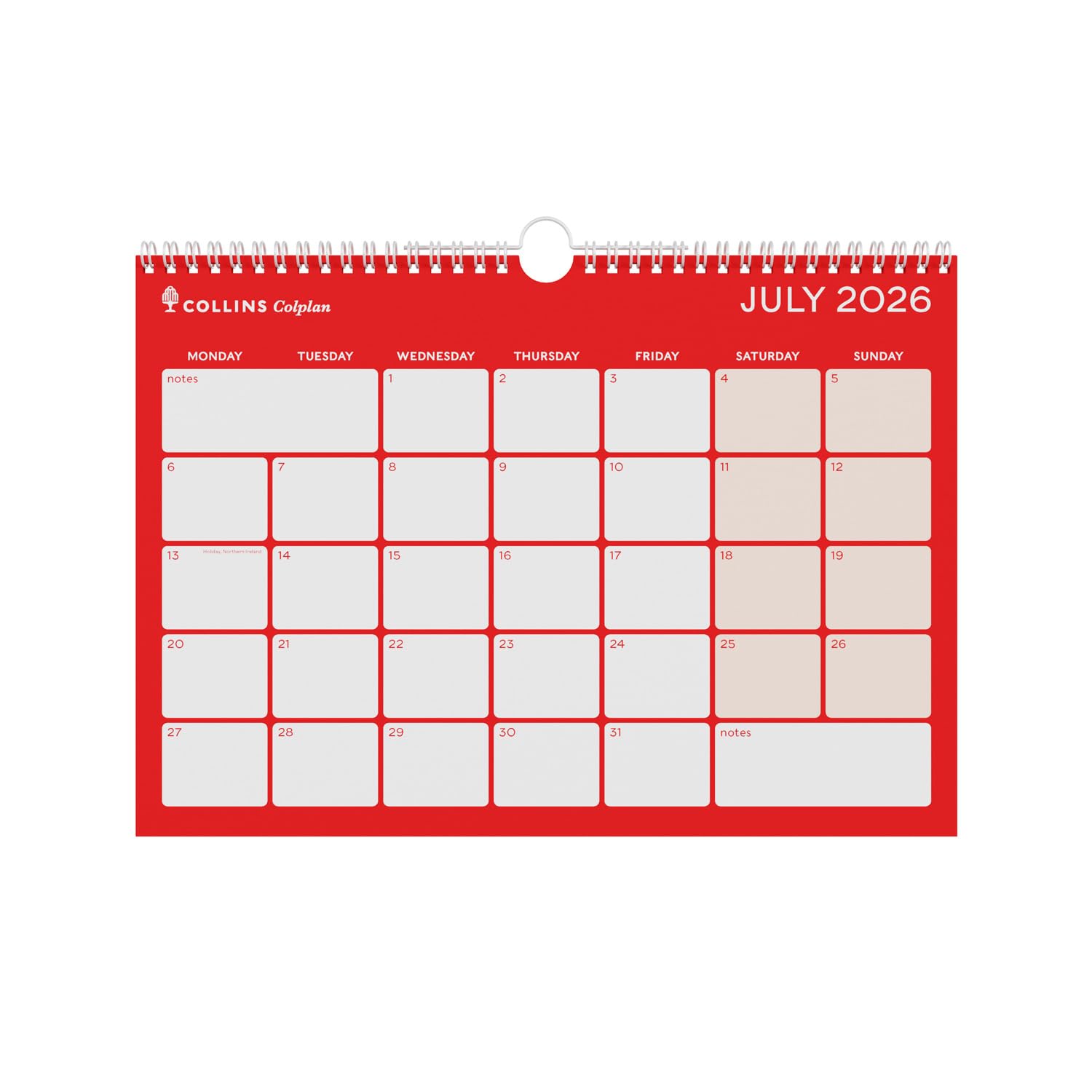 2026-2027 Mid/Academic Year Wall Planner - Collins Debden Colplan Range (CMCA4M-2627)